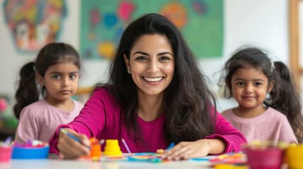Outdoor learning session